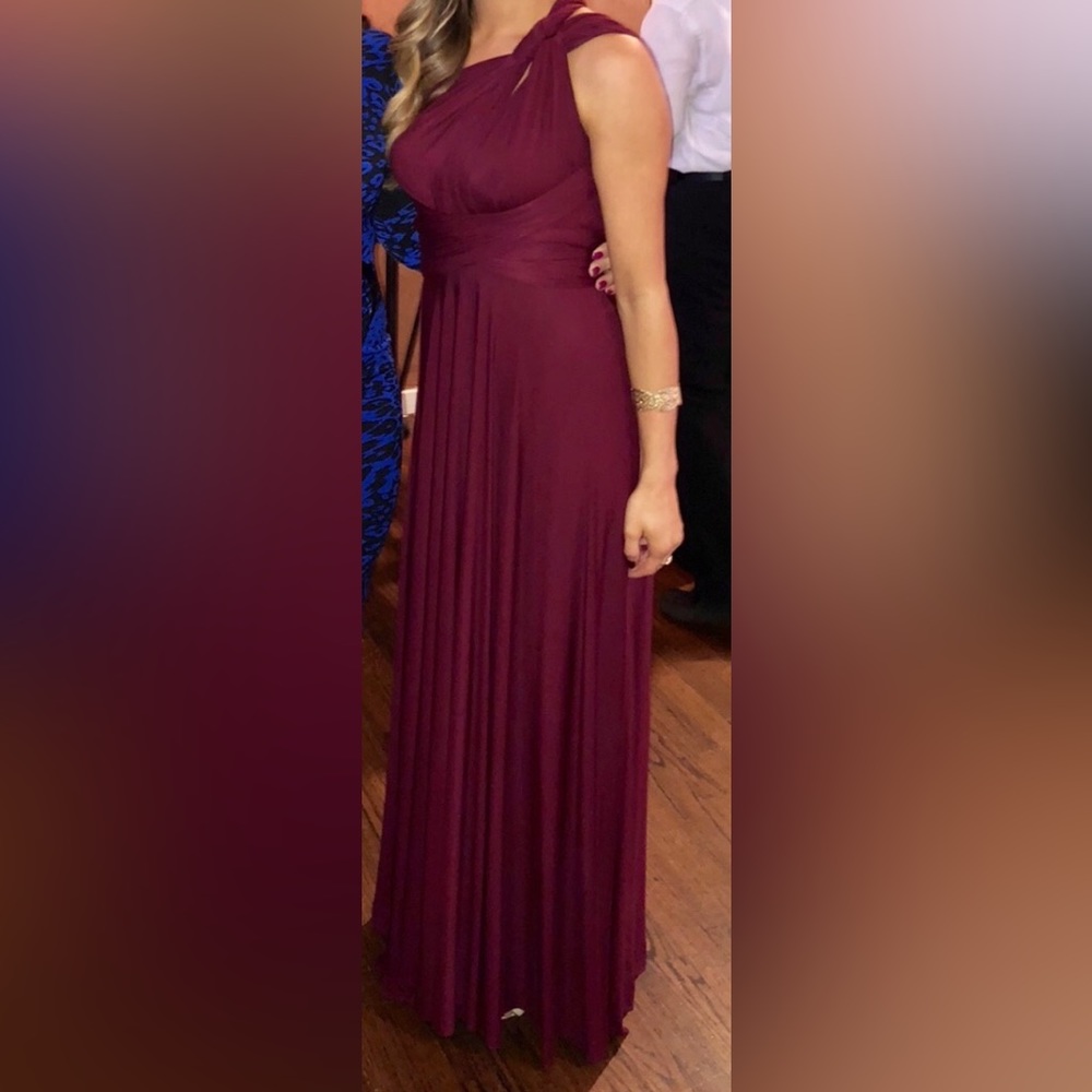 AZAZIE bridesmaid dress, burgundy